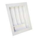 CUBIERTERO TERMOFORMADO 350 X 480 mm BLANCO x1u.