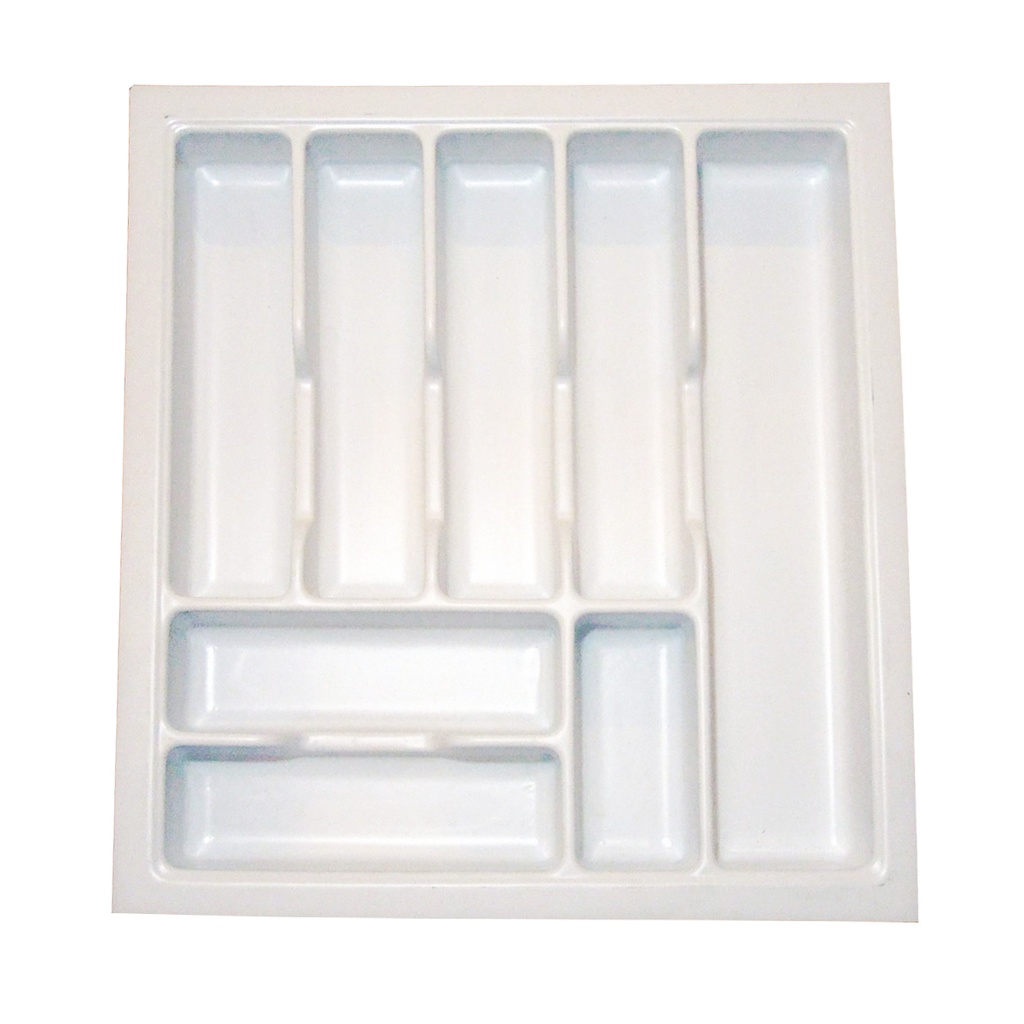 CUBIERTERO TERMOFORMADO 440 X 480 mm BLANCO x1u.