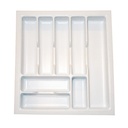 CUBIERTERO TERMOFORMADO 440 X 480 mm BLANCO x1u.