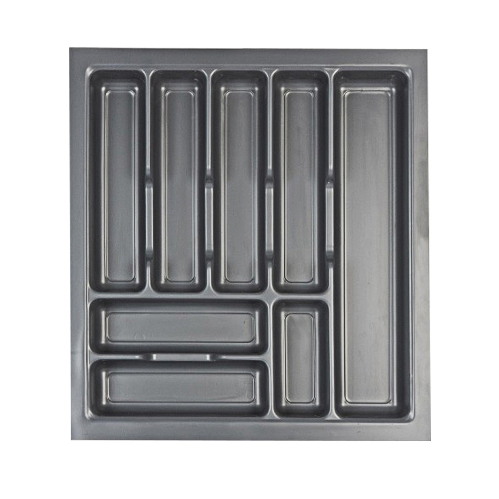 CUBIERTERO TERMOFORMADO 440 X 480 mm GRIS x1u.