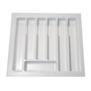 CUBIERTERO TERMOFORMADO 540 X 480 mm BLANCO x1u.