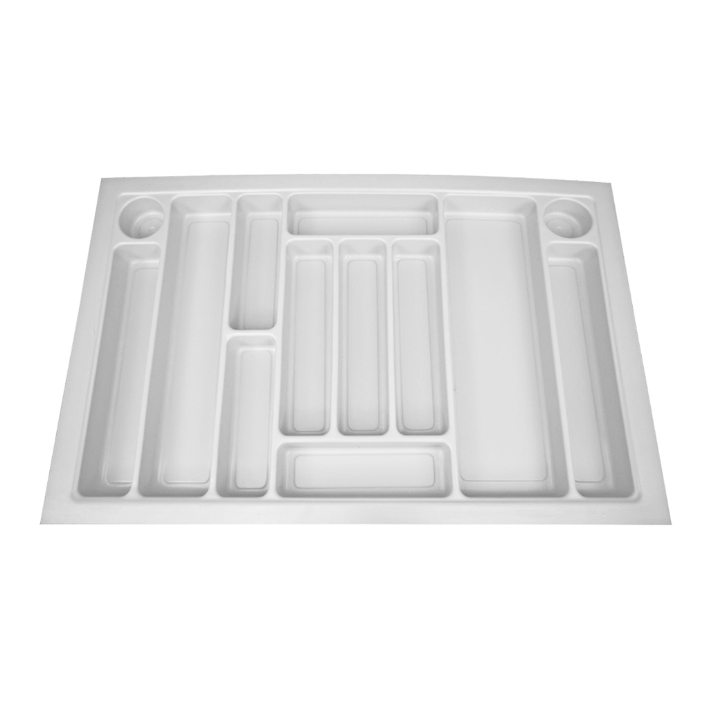 CUBIERTERO TERMOFORMADO 720 X 480 mm BLANCO x1u.