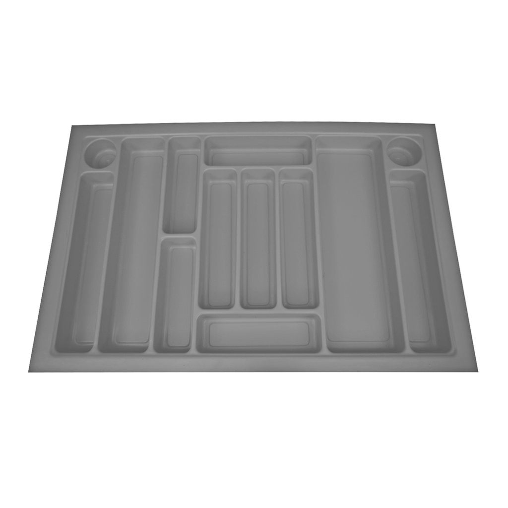 CUBIERTERO TERMOFORMADO 720 X 480 mm GRIS x1u.