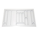 CUBIERTERO TERMOFORMADO 820 X 480 mm BLANCO x1u.