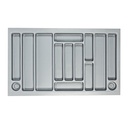 CUBIERTERO TERMOFORMADO 820 X 480 mm GRIS x1u.