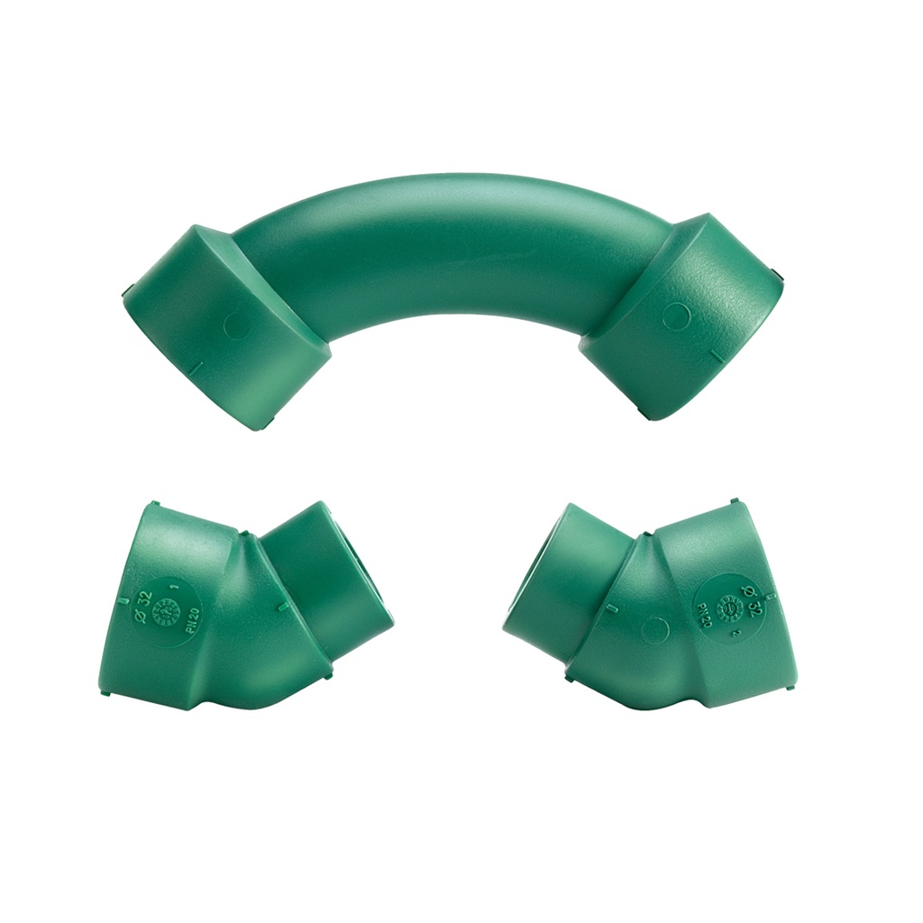 CURVA SOBREPASAJE F.F 32mm A 45º H-H