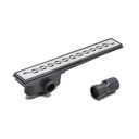 DESAGUE LINEAL RIO 450mm C/TAPA ACERO INOX. ONDA MATE x1u.