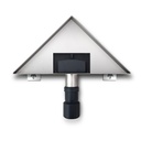 DESAGUE TRIANGULAR CERAMIC 250mm ACERO INOXIDABLE