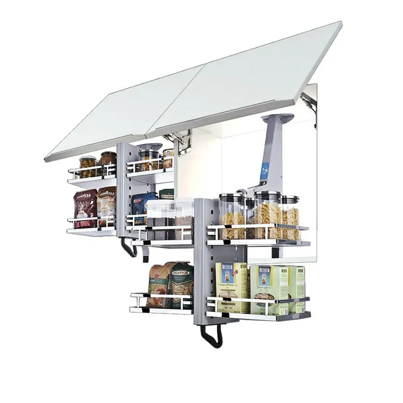 ELEVADOR PARA ALACENAS 900mm ACERO CROMADO