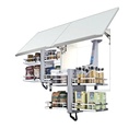 ELEVADOR PARA ALACENAS 900mm ACERO CROMADO