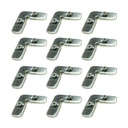 ESCUADRA 20/20 PARA PERFIL QUADRO ES2020 PACK X 12u.