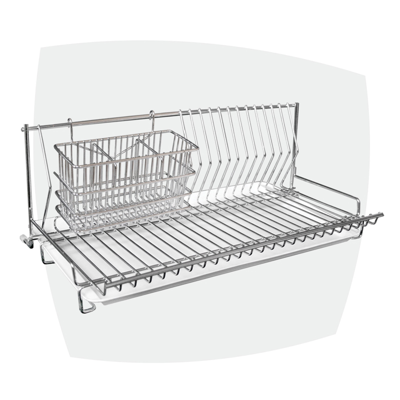 ESCURREPLATOS C /BANDEJA P/MESA CROM (04-221)