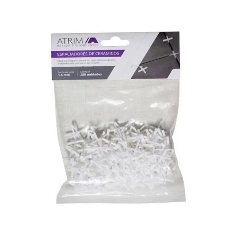 ESPACIADORES DE CERAMICOS 1,5mm PACK X 500u.