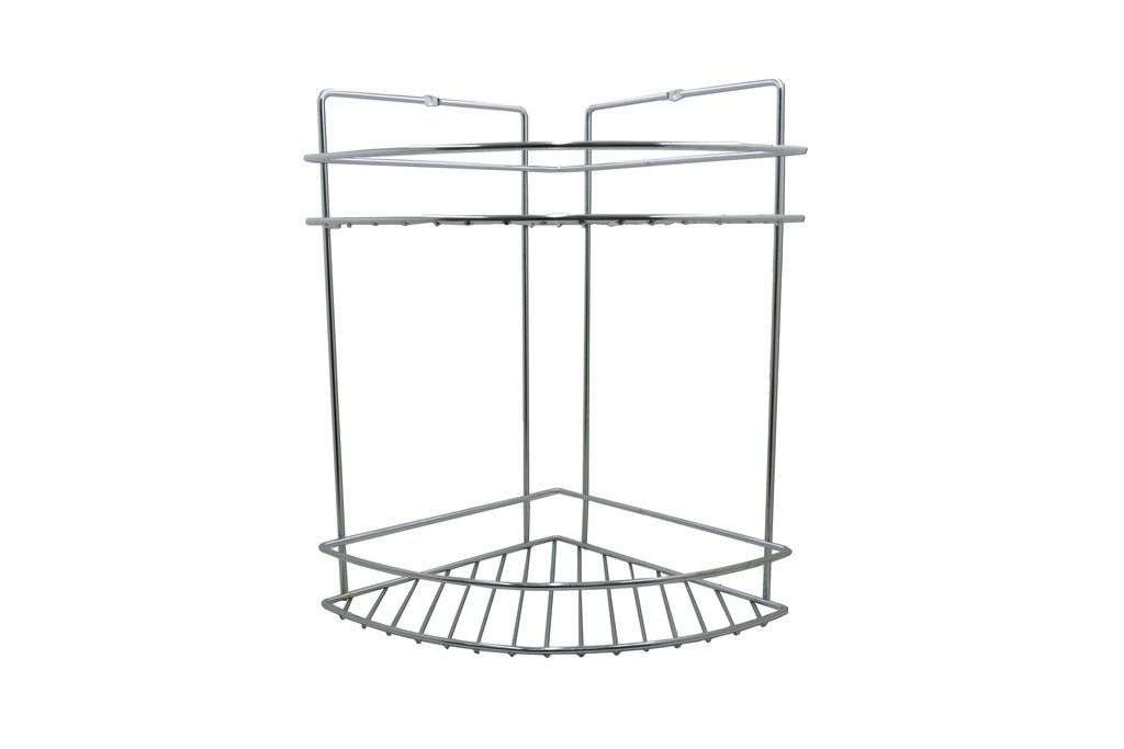 ESQUINERO 2 ESTANTES GRANDE - CROMADO x1u.