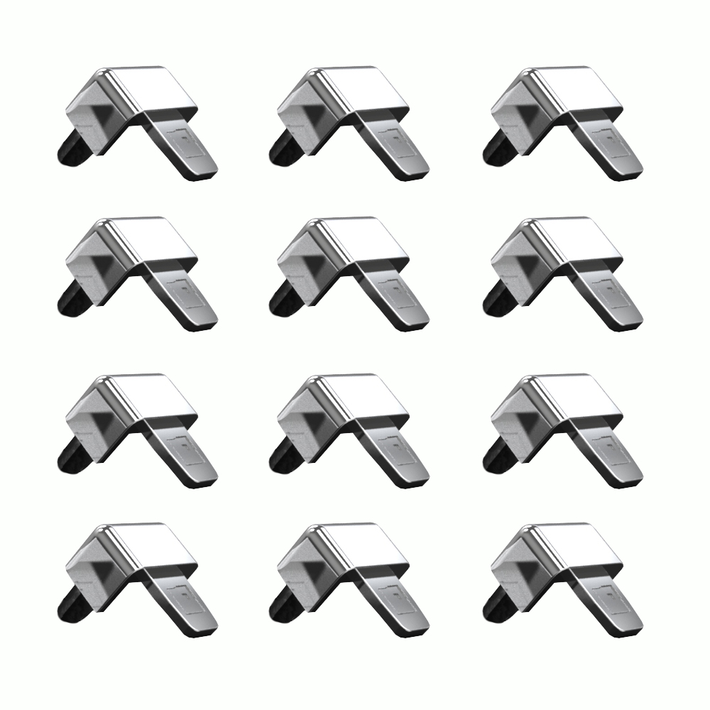 ESQUINERO BRILLANTE PARA TAPACANTO EB6 6mm PACK X 12u.