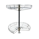 ESQUINERO GIRATORIO CON CORTE 500mm CROMO 1051/C