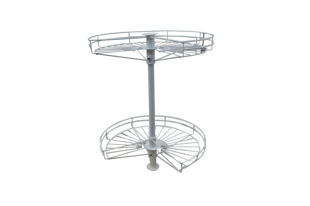 ESQUINERO GIRATORIO SIN CORTE 700mm CROMADO 1070/C