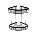 ESQUINERO REJILLA OVAL DOBLE NEGRO 390x260x200mm