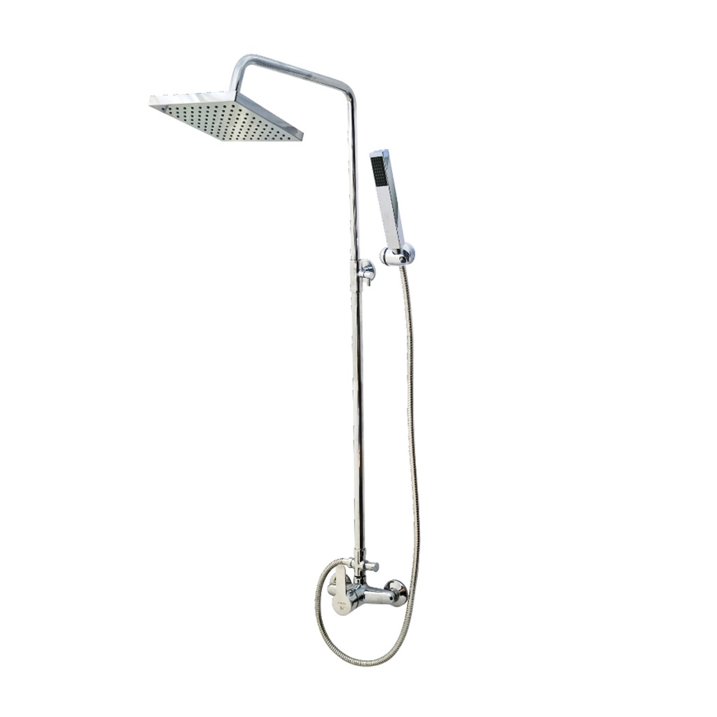 GRIFERIA BAÑERA ALUMINE CON BARRAL EXTERIOR