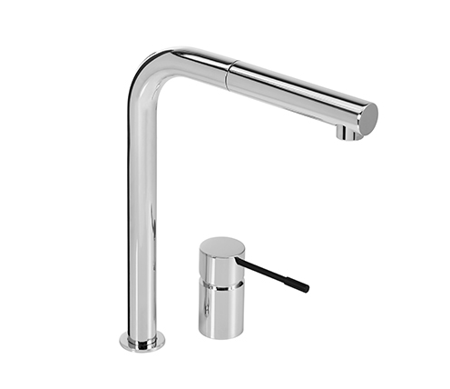 GRIFERIA COCINA  KITCHEN PRO MESADA CON ROCIADOR EXTRAIBLE