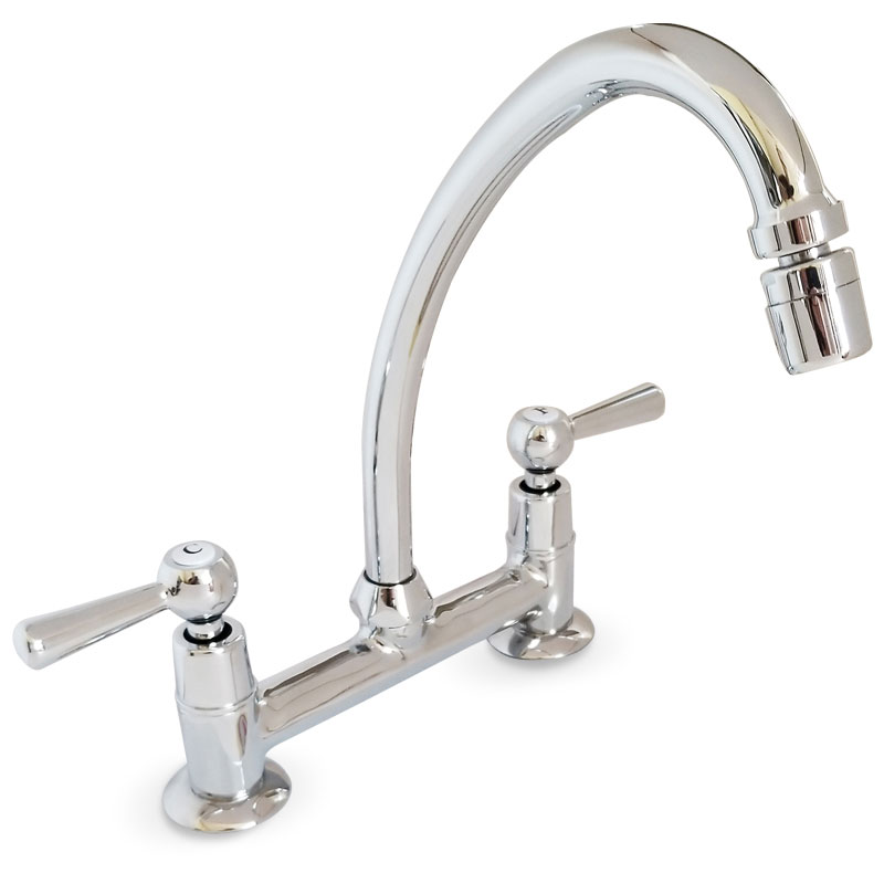 GRIFERIA COCINA DE SOBREMESADA ITATI LEVER BICOMANDO