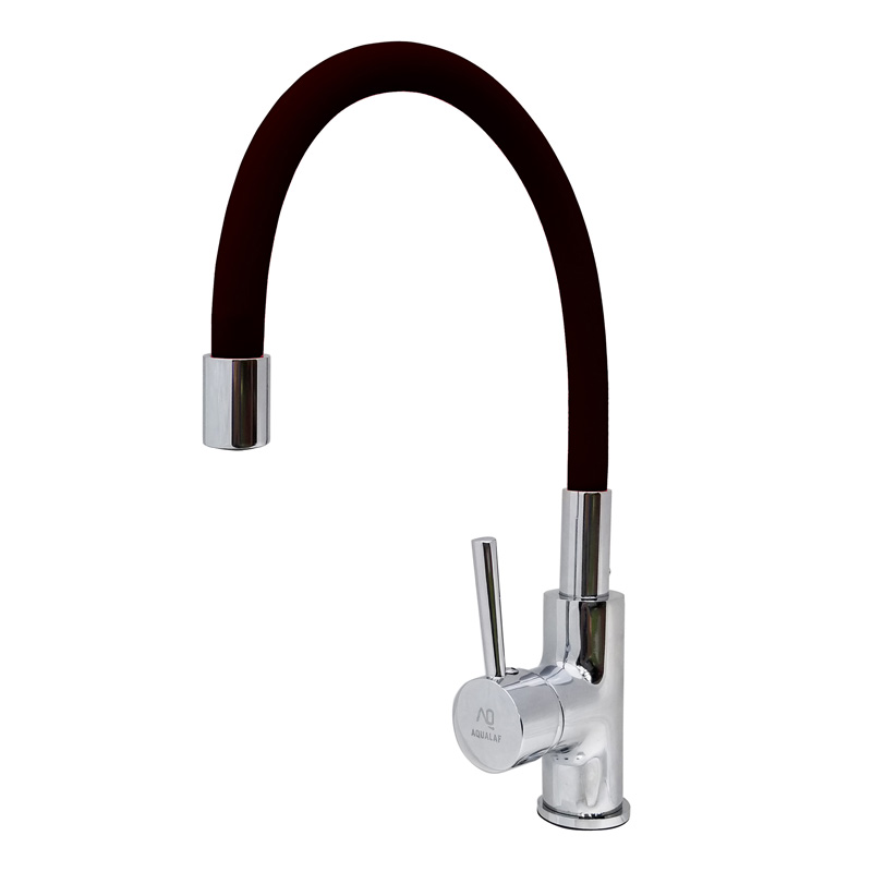 GRIFERIA COCINA MONOCOMANDO FLEX PICO COLOR NEGRO