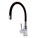 GRIFERIA COCINA MONOCOMANDO FLEX PICO COLOR NEGRO