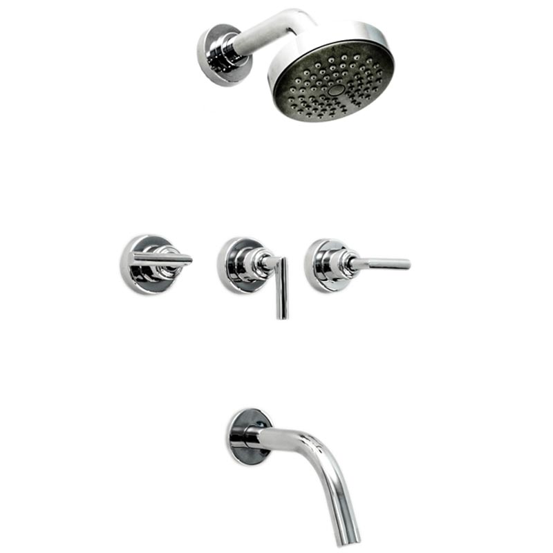 GRIFERIA DUCHA AUKAN LEVER C/TRANF CERAMICO