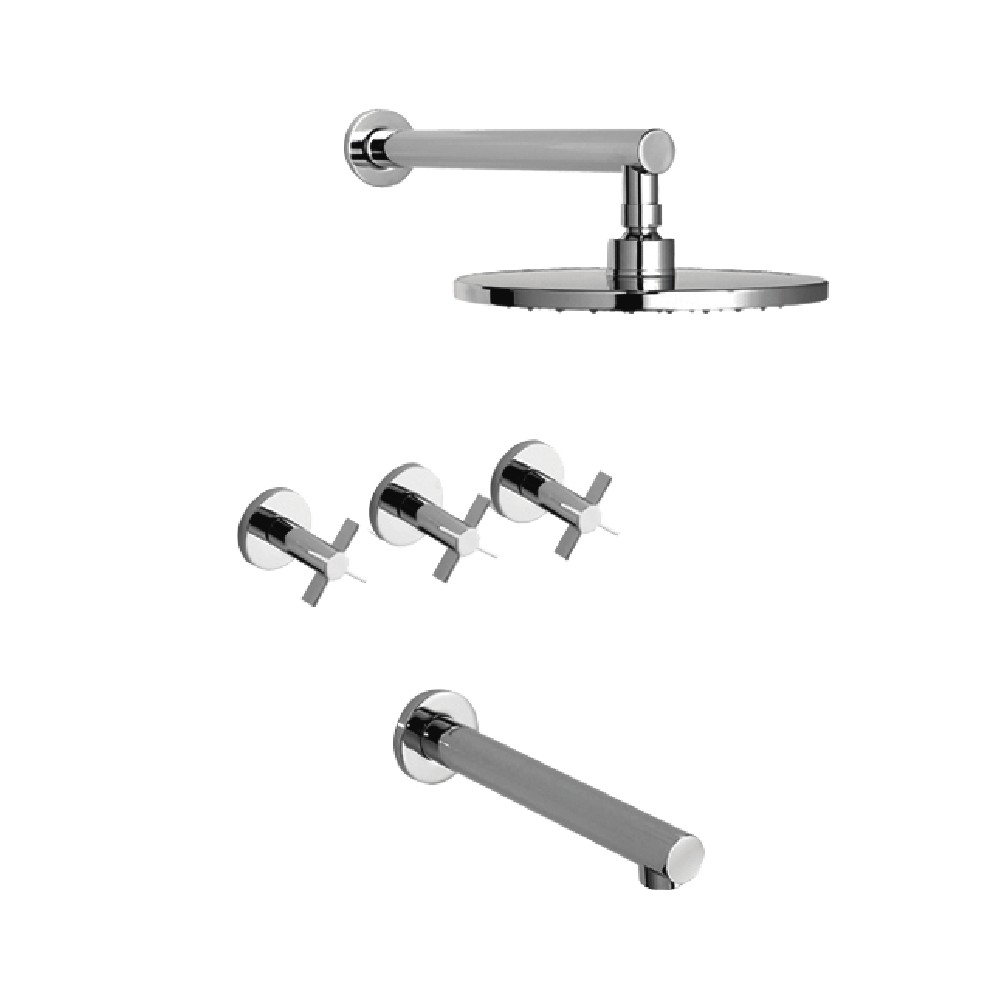 GRIFERIA DUCHA EMBUTIR PIAZZA GUILITY CRUZ C/TRANSF. CERAMICO