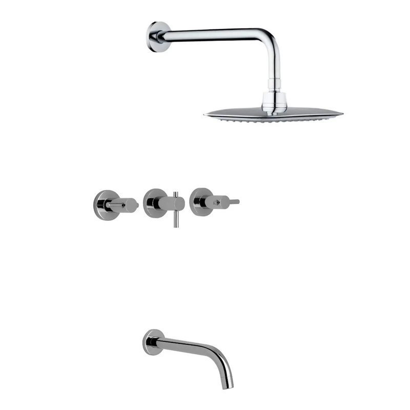 GRIFERIA ZEN DUCHA DE EMBUTIR CON TRANS C/CER  HYDROS