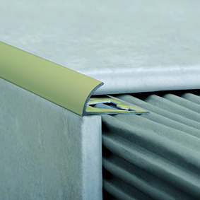 GUARDACANTO ARCO 10mm x 2.5m ALUMINIO BEIGE