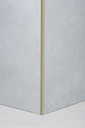 GUARDACANTO QUADRA 10mm x 2.5m ALUMINIO OLIVO