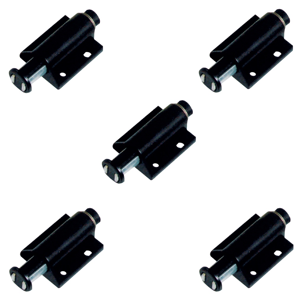 IMAN SIMPLE PUSH OPEN NEGRO CON BASE INTEGRADA PACK X 5u.