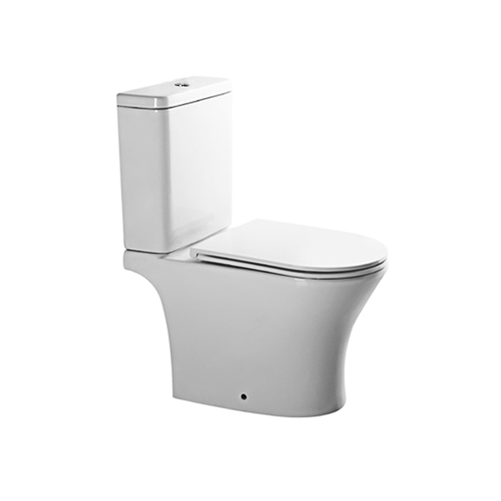INODORO ABRUZZO LARGO CON ASIENTO + DEPOSITO INODORO CON VALVUL
