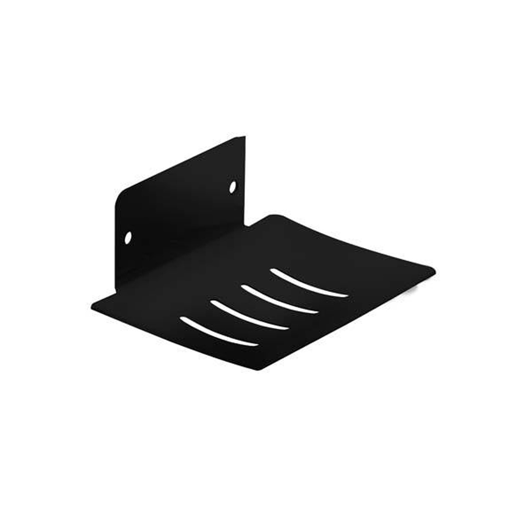 JABONERA BASE PLANA RECTANGULAR 120x78x35mm NEGRA