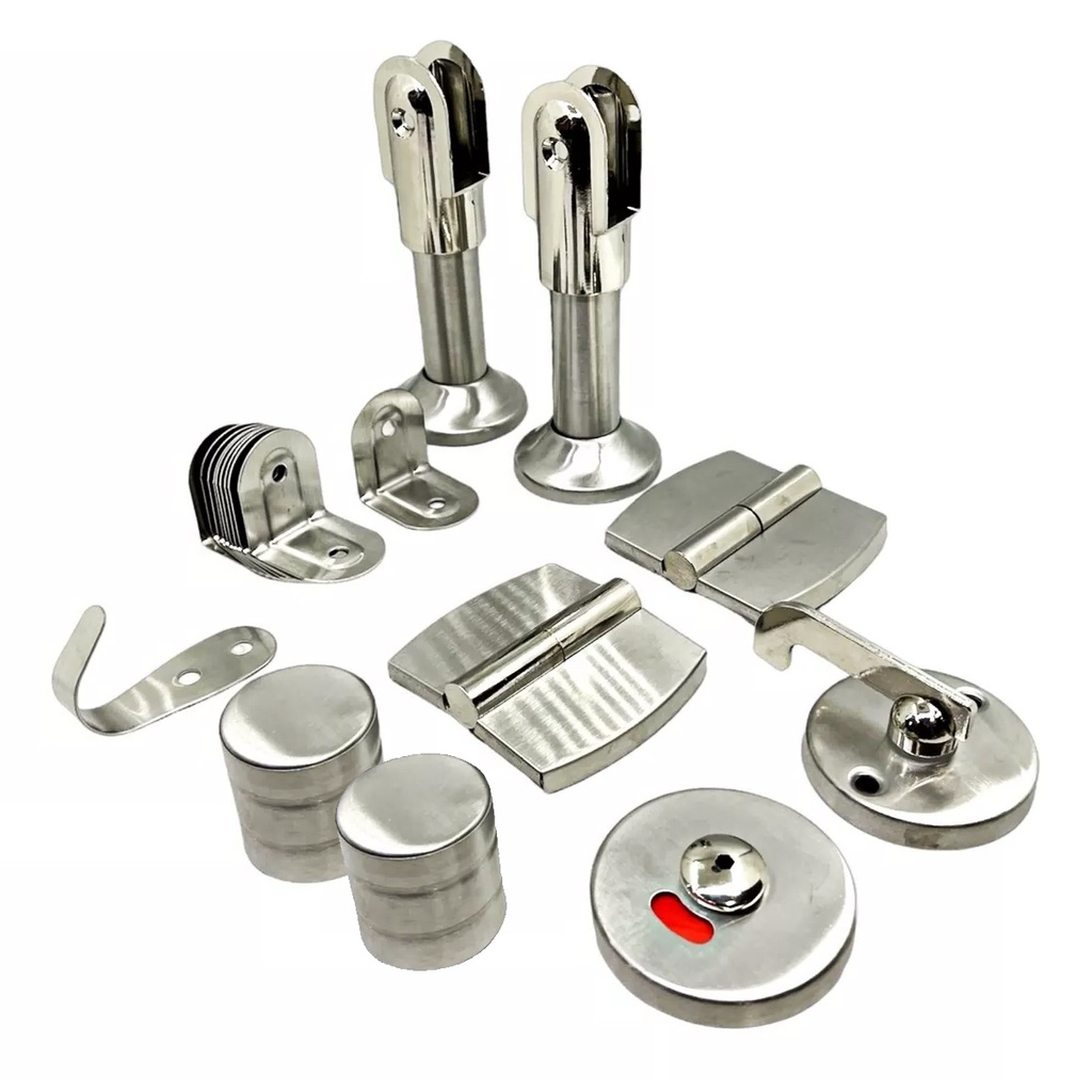 KIT DIVISOR DE BAÑO ACERO + ZINC DERECHO