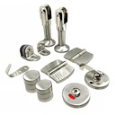 KIT DIVISOR DE BAÑO ACERO + ZINC DERECHO