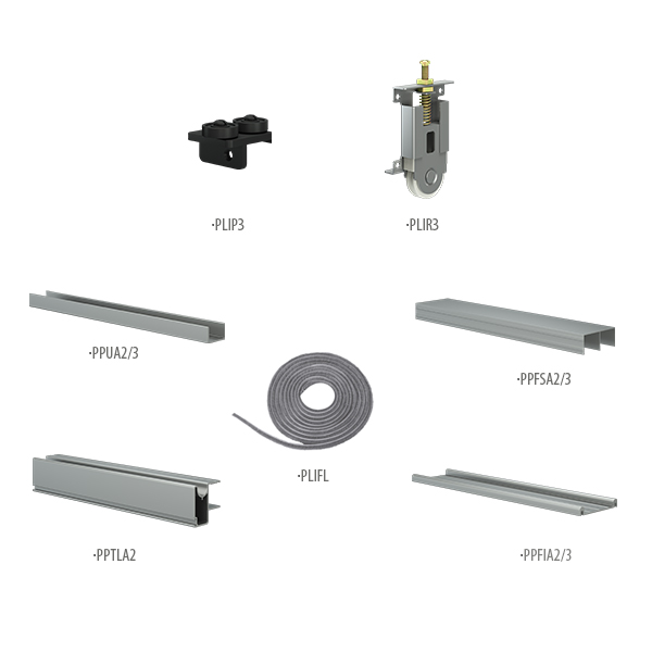 KIT PLAC. INT. "P/PLAC 18 mm" 3x2,6 ANOD NAT x1u.
