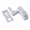 LED P/BISAGRA 35mm C/4 PERLAS B/PLAST x1u.