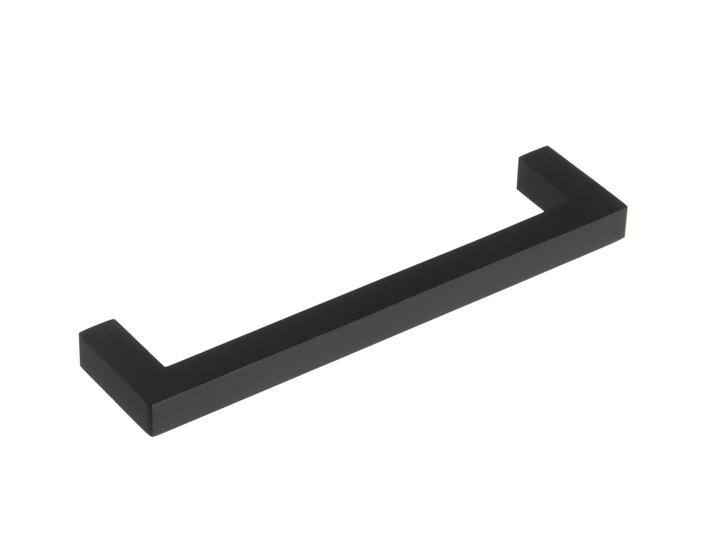 MANIJA "U" RECTA NEGRO 10x128mm x1u.