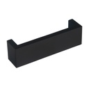 MANIJA "U" RECTA NEGRO 40x128mm x1u.