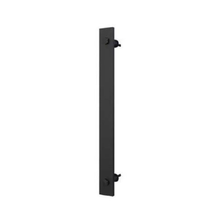 MANIJON GRANERO RECTANGULAR SIMPLE  NEGRO  400x40x6 mm