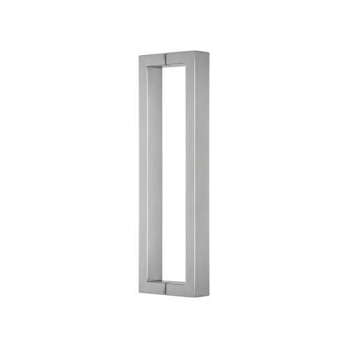 MANIJON RECTANGULAR DOBLE ACERO INOXIDABLE 40x20x400mm