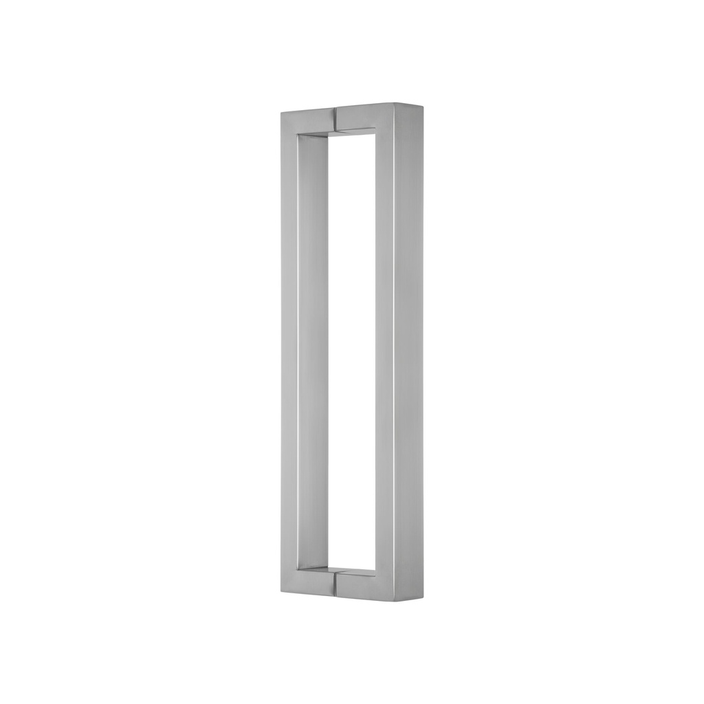 MANIJON RECTANGULAR DOBLE ACERO INOXIDABLE 40x20x700mm
