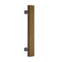 MANIJON RECTANGULAR MADERA 40x20x1200mm ROBLE OSCURO