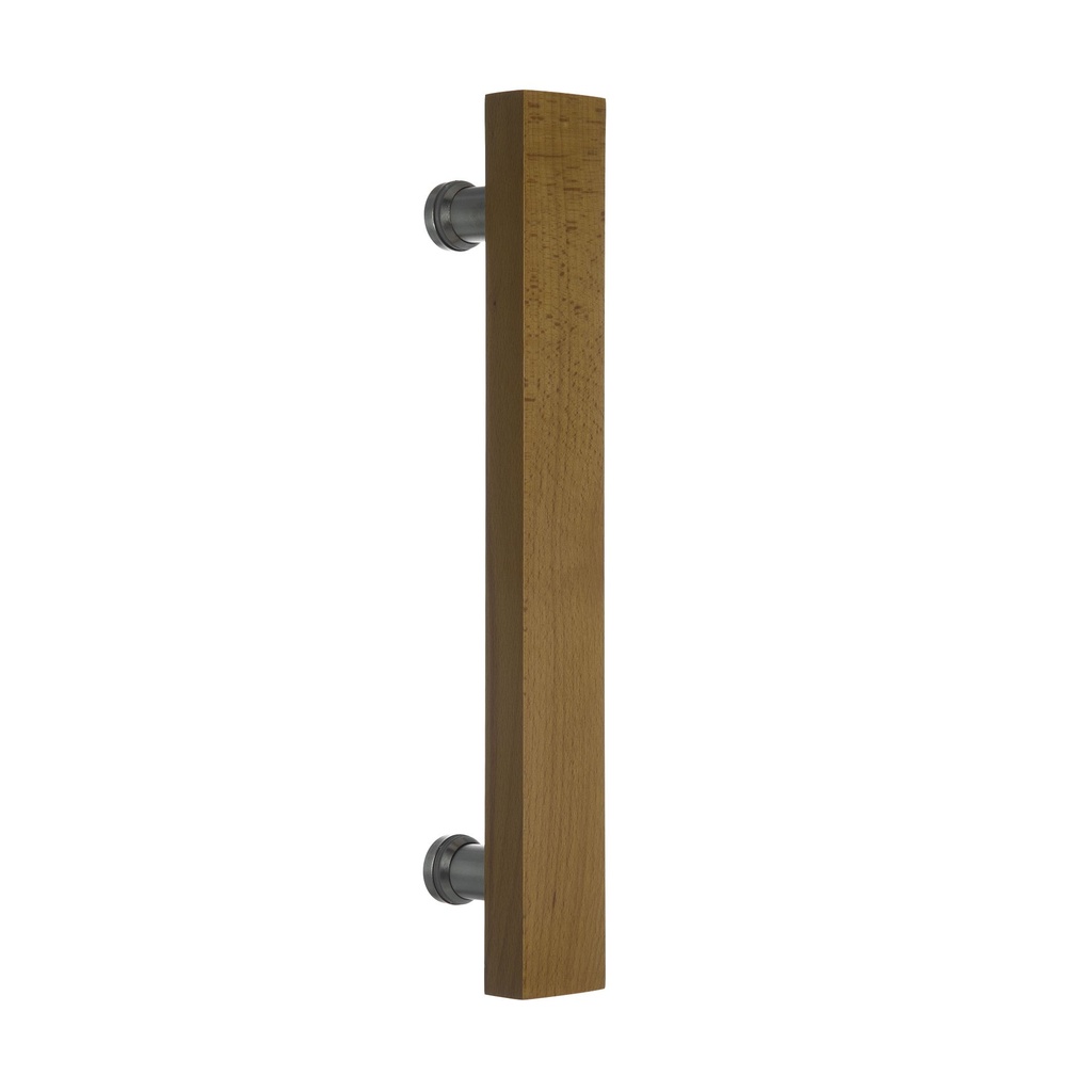 MANIJON RECTANGULAR MADERA 40x20x500 ROBLE OSCURO