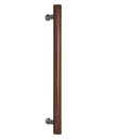 MANIJON SIMPLE MADERA Ø 38x1000mm ROBLE OSCURO