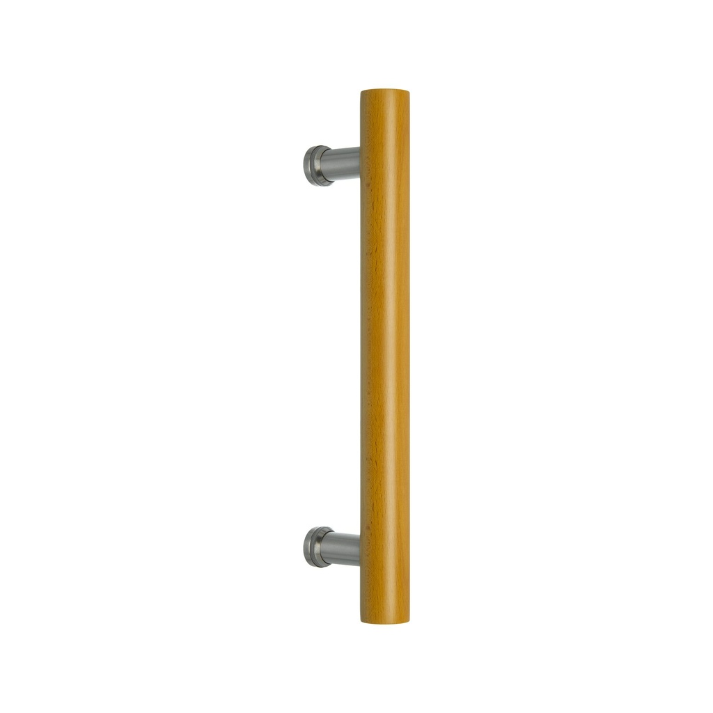 MANIJON SIMPLE MADERA Ø 38x400mm ROBLE CLARO