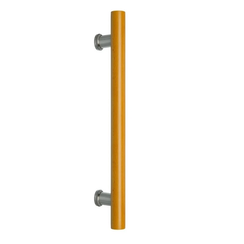MANIJÓN SIMPLE MADERA Ø 38X1200MM ROBLE CLARO