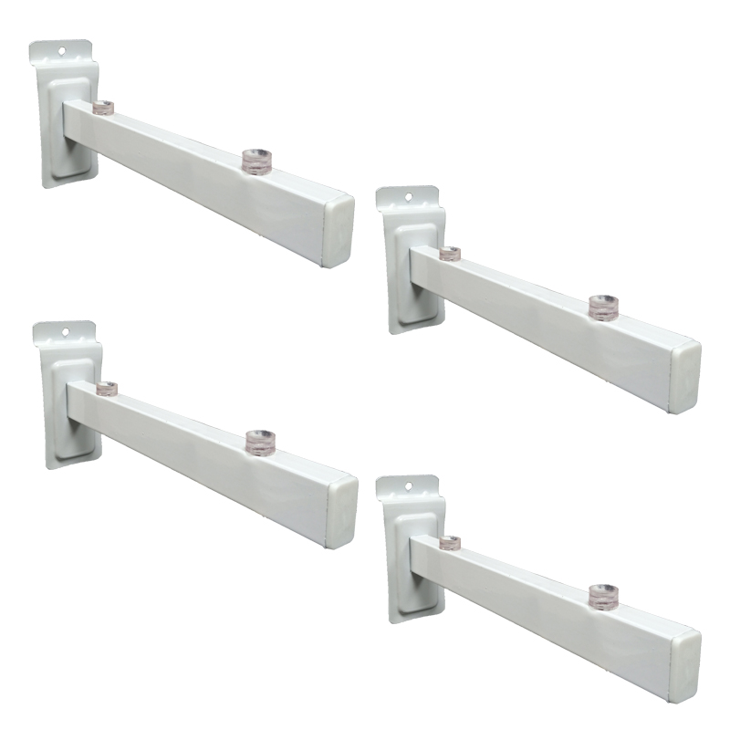 MENSULA PANEL P/ESTANTE DE VIDRIO 28 cm. PACK X 4u.